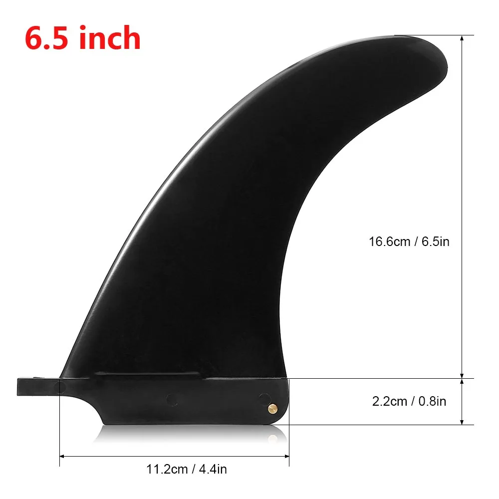 6.5 inch 6,5-10 дюймов серфинга Sup одиночный плавник центральное ребро нейлоновая доска для серфинга Лонгборд для серфинга плавник для водных видов спорта Дайвинг лодка плавники - Цвет: 6.5 inch