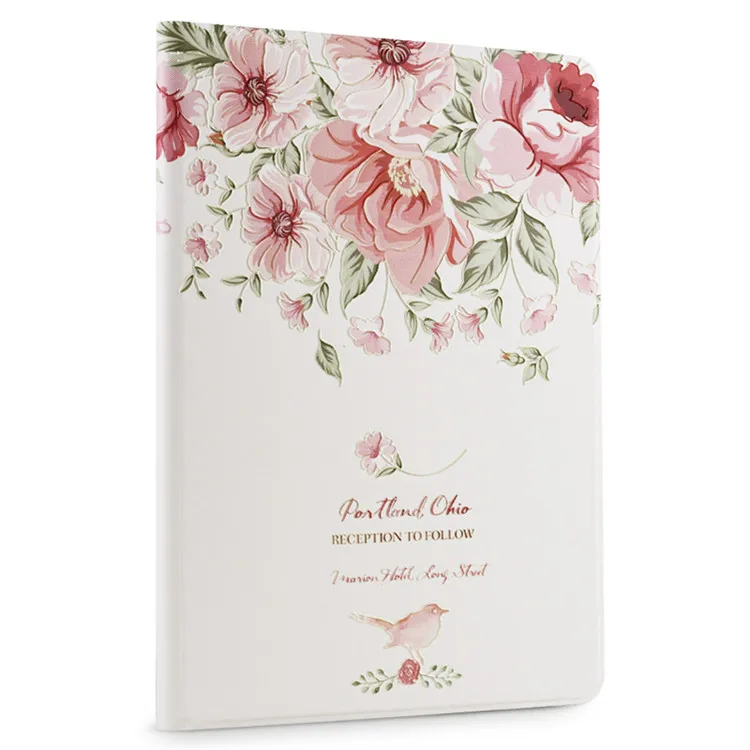 3D чехол Releif с цветочным рисунком для iPad Air 2 Smart Auto Wake/Sleep Tablet чехол для iPad 6 A1566 A1567 9,7 дюймов Funda Shell - Цвет: 7