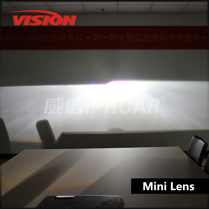 Бесплатная доставка IPHCAR LHD/RHD 2 5 дюймовые мини биксеноновые линзы проектора H1 H4 H7