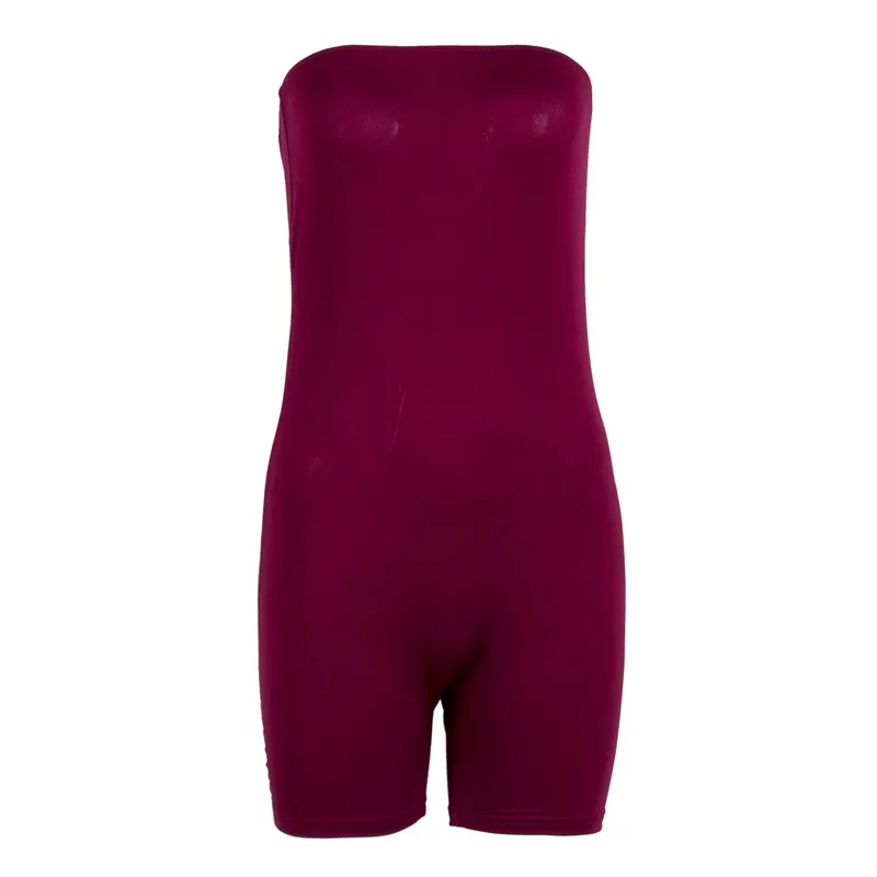 Модная Женская Клубная одежда без рукавов однотонные праздничные брюки мини