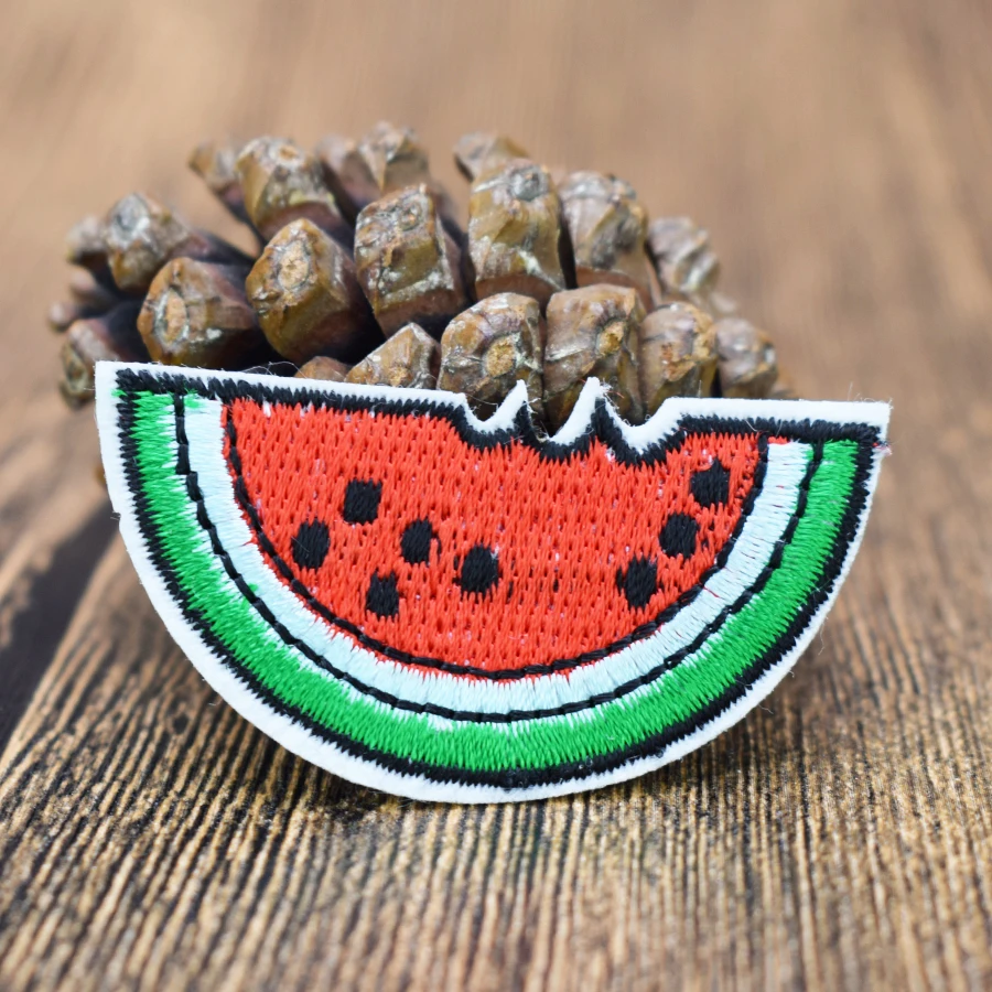 10 шт diy арбуз патчи для одежда из железа-на аппликационная нашивка с вышивкой железа на патчи Швейные аксессуары значок на одежде