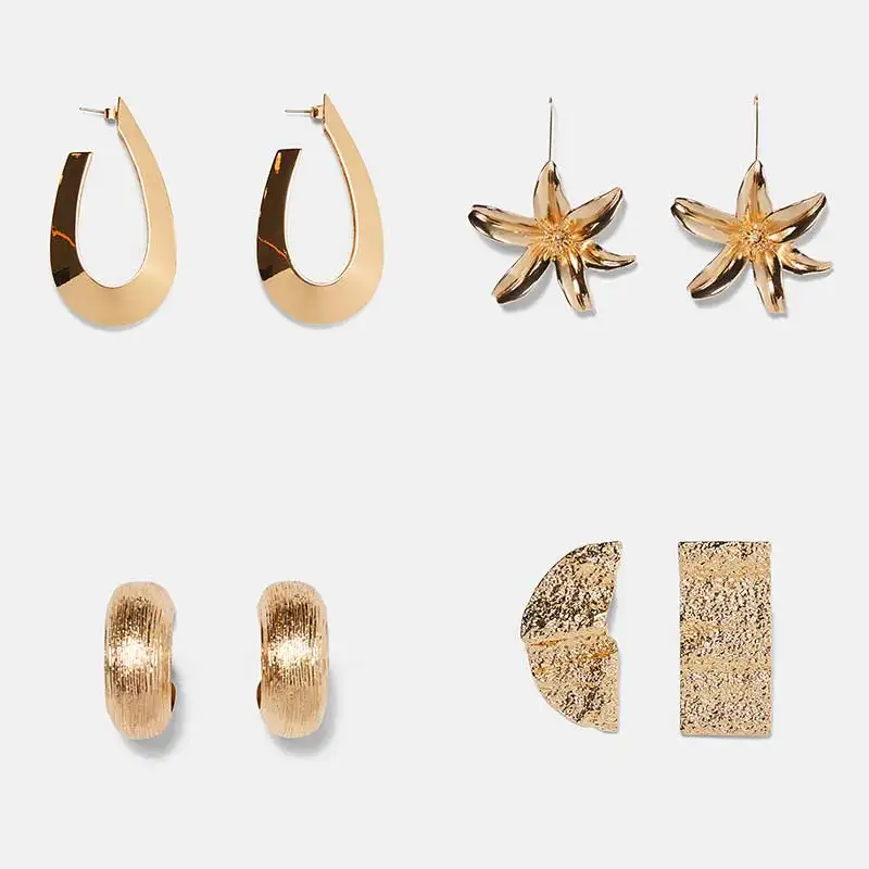 Модные серьги подвески для женщин FASHIONSNOOPS za свадебные украшения богемные золотые