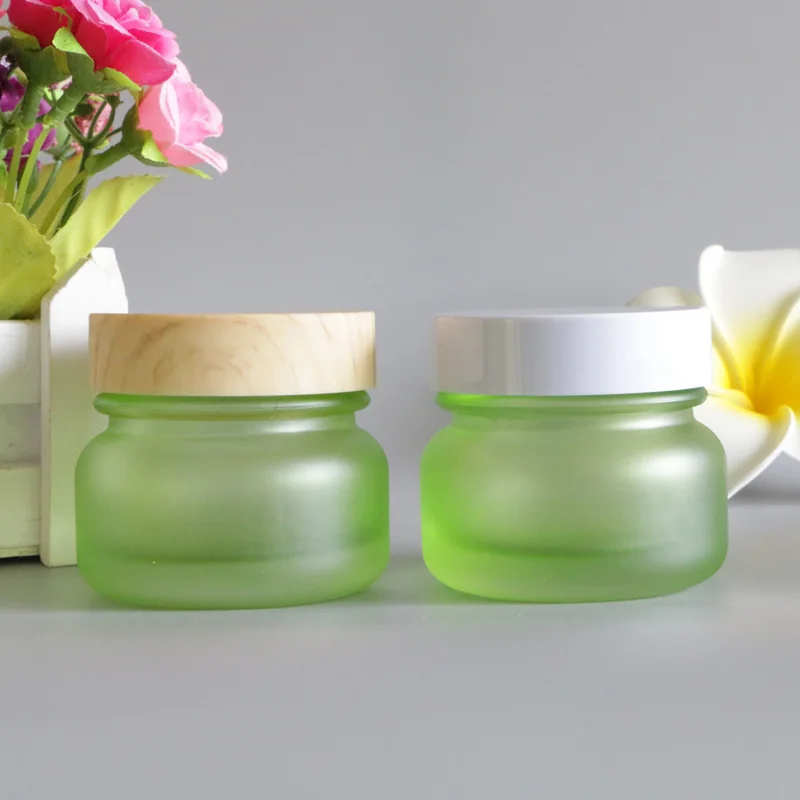 Пустой матовый зеленый 50 гр Beauty защита от солнечных лучей баночка для крема
