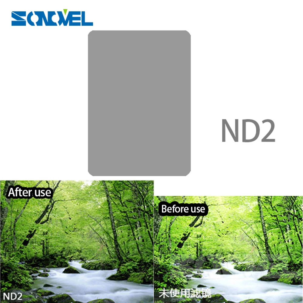 Набор квадратных фильтров для объектива цифровой зеркальной камеры 11 в 1 полный ND