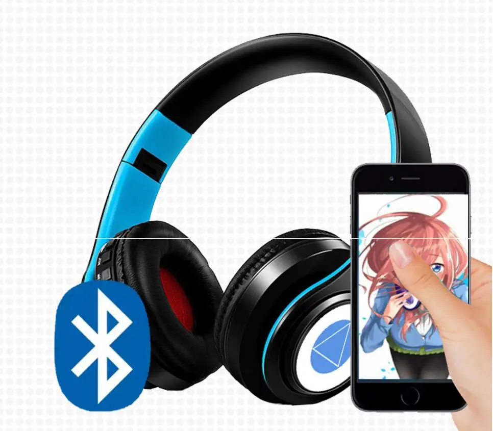 Аниме Go-Toubun no Hanayome The Quintuplets Nakano Miku Косплей Складная гарнитура Беспроводная Bluetooth наушники подарки