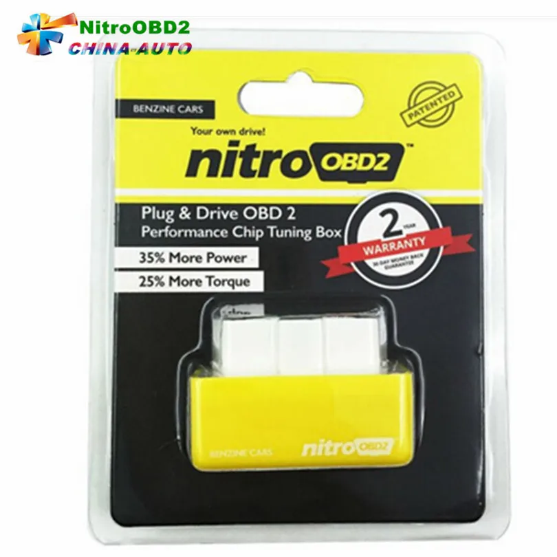 2016 качество a + Nitro OBD2 подключи и Драйв NitroOBD2 производительная микросхема Блок