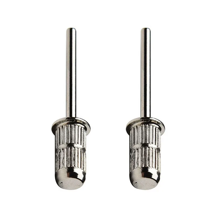 2pcs Emery Rod 2,35 наждачный стержень для ногтей, резиновая оправка, электрическая дрель с хвостовиком, шлифовальный барабан, диаметр, инструменты для маникюра, педикюра, аксессуары - Цвет: 2pcs Emery Rod