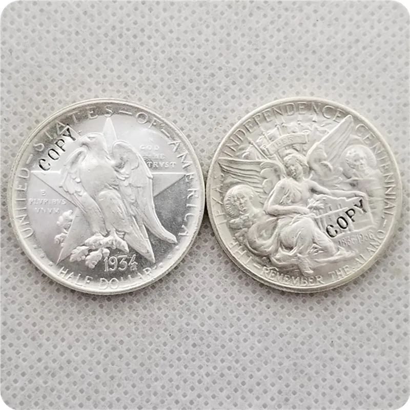 Юбилейные Монеты UNC silver USA 1934-1938 TEXAS | Дом и сад