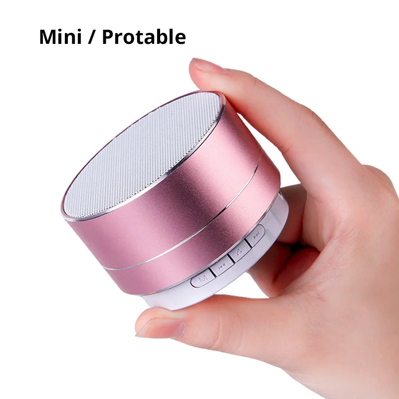 M. uruoi светодиодный Bluetooth 4 1 динамик мини s Hands Free портативный беспроводной с TF