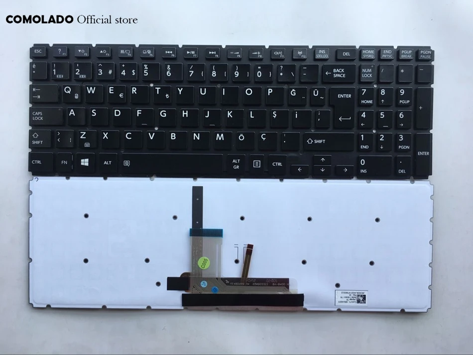 TR Turkish Keyboard For Toshiba Satellite S55T-B5271SM S55T-B5273NR S55T-B5282 S55B-T S55-B S55D-B S55DT-B Backlit keyboard | Компьютеры и