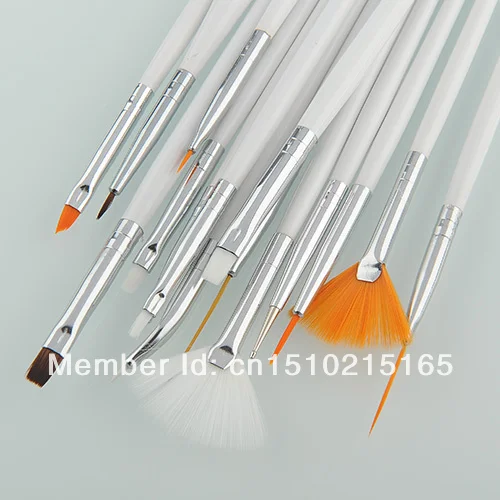 free shipping 20pcs Nail Art Tips Pens Brushes Design Dotting Painting Polish Pen Set Tool Kit | Красота и здоровье