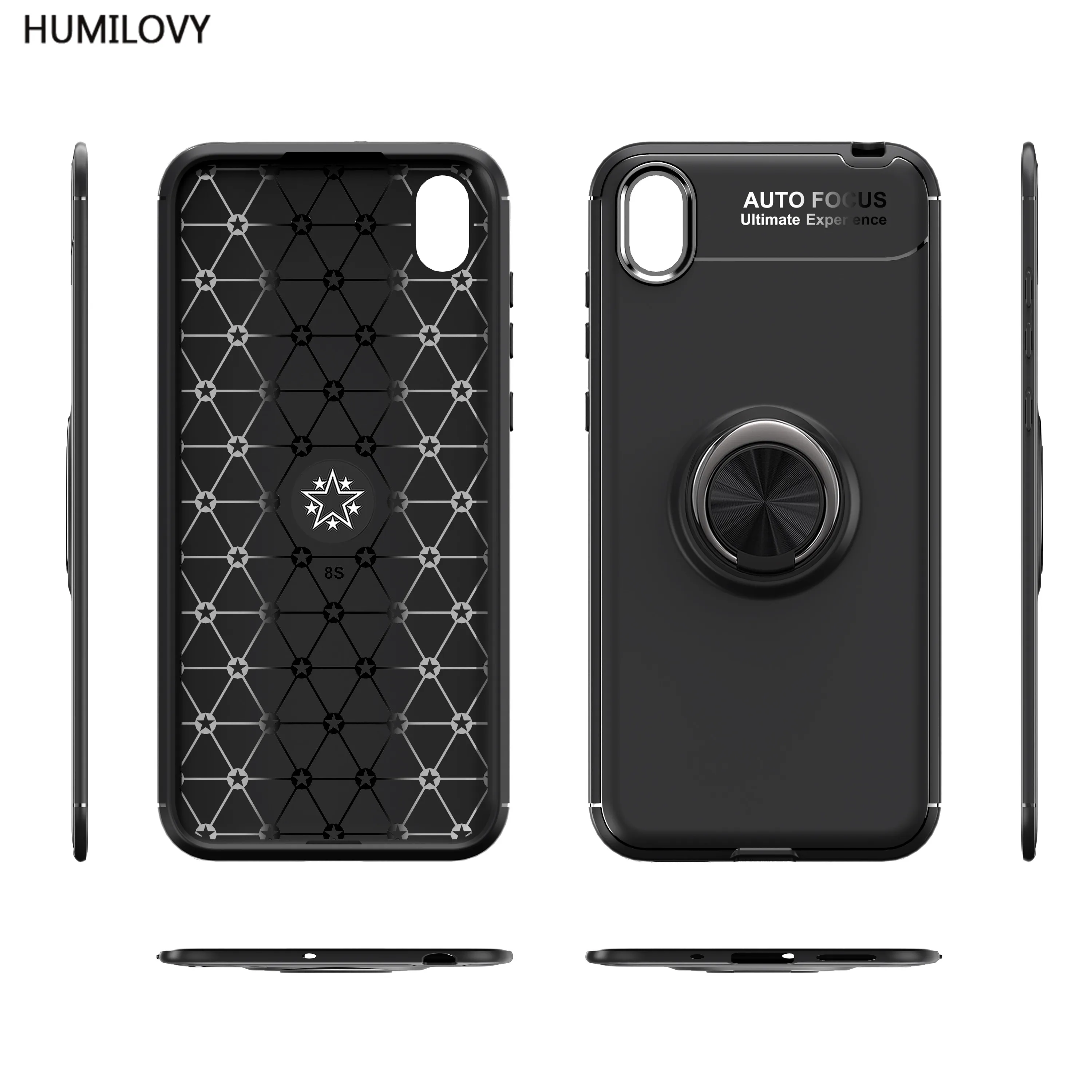 For Huawei Y5 2019 Case Honor 8S Magnetic Bracket Soft Silicone TPU Back Cover for Capa AMN-LX9 AMN-LX1 |
