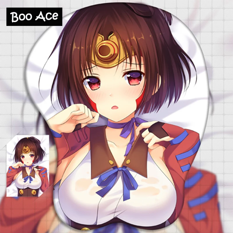Коврик для мыши Kabaneri из аниме Железной Крепости 3D Oppai|mouse pad|mouse pad wristwrist rest |