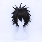 Черный короткий парик My Hero Academia Dabi, костюм для косплея, термостойкие синтетические волосы для мужчин и женщин