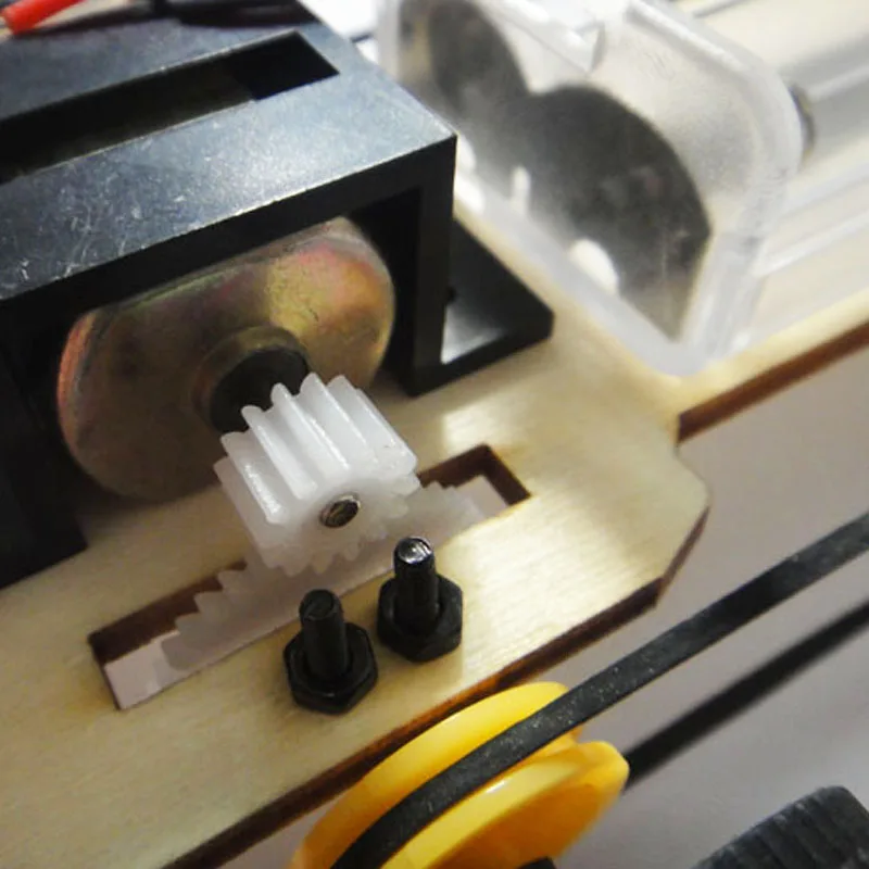 DIY четыре колеса автомобиля творческий сборки автомобилей игрушки научные