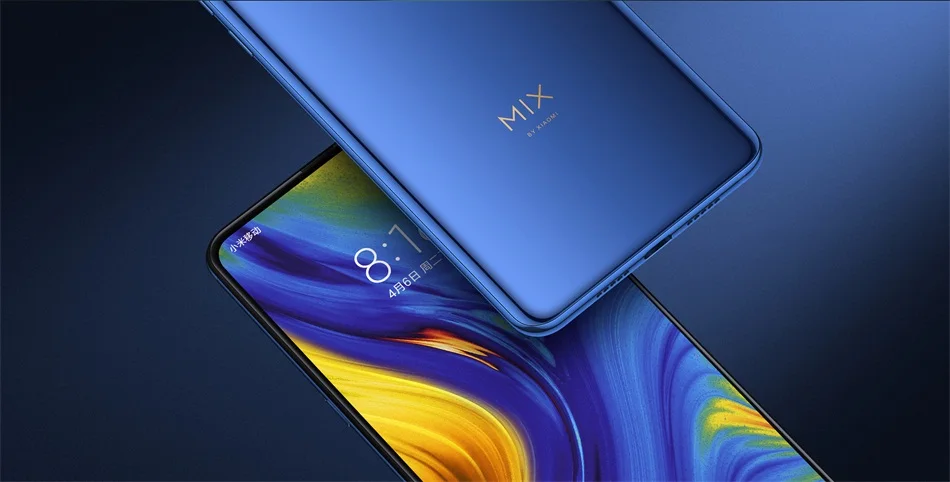 Глобальная версия Xiaomi mi x 3 6 GB 128 GB 6,3" Silder полноэкранный мобильный телефон Snapdragon 845 Восьмиядерный двойной 12 МП Беспроводное зарядное устройство