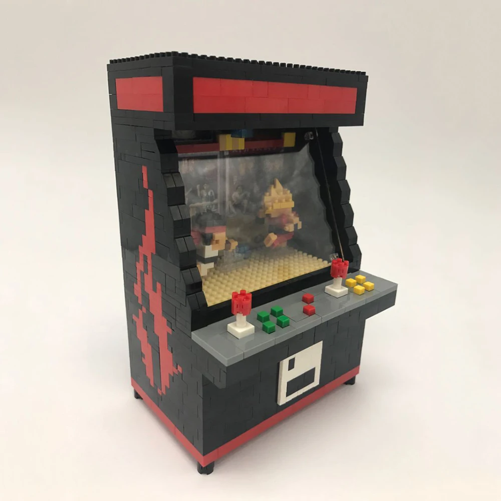Игровая комната аркадный истребитель игра Черная машина 3D модель DIY Алмаз Мини