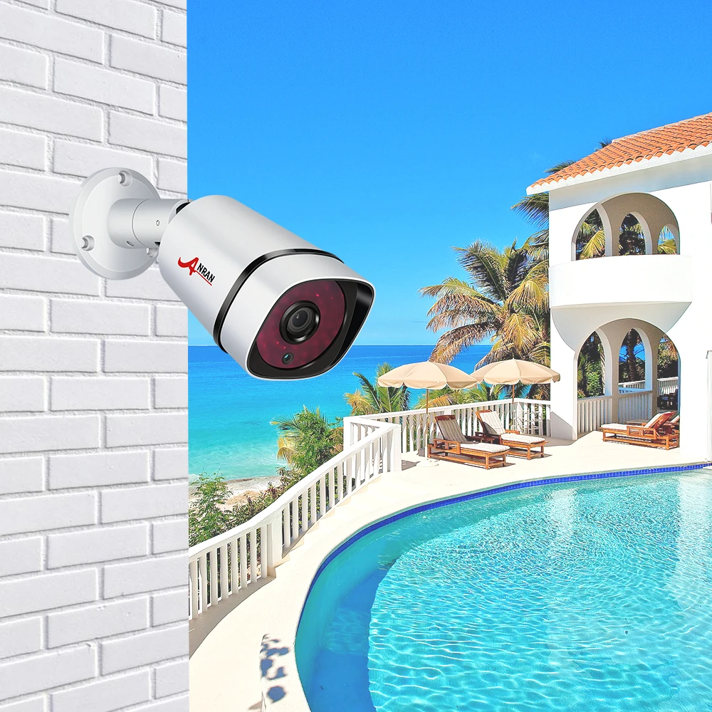 ANRAN Security POE IP Камера 5MP HD H.265 сети видео Камеры Скрытого видеонаблюдения Ночное
