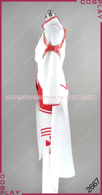 Sword Art Online SAO Yuki Yuuki Asuna мужской ver. Белый костюм для косплея S002 | Тематическая одежда