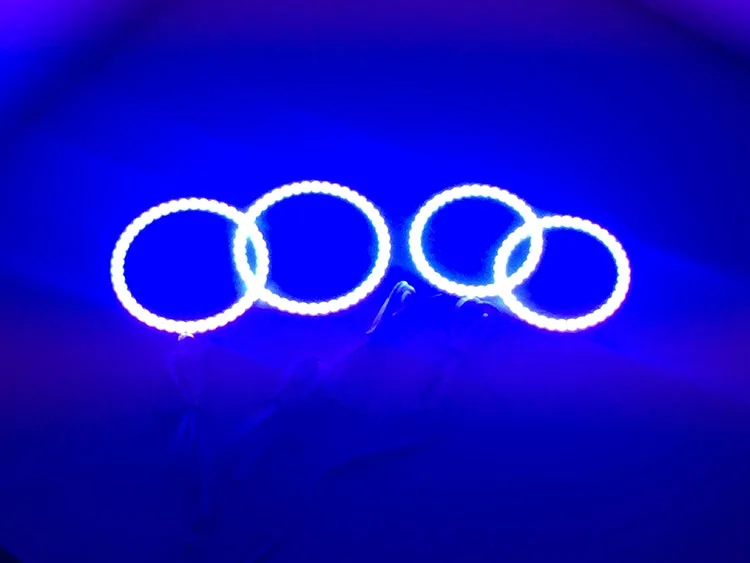 Для Kia Sorento R 2009 2010 2011 2012 RGB светодиодный фар колец halo ангел демон глаза с пульта