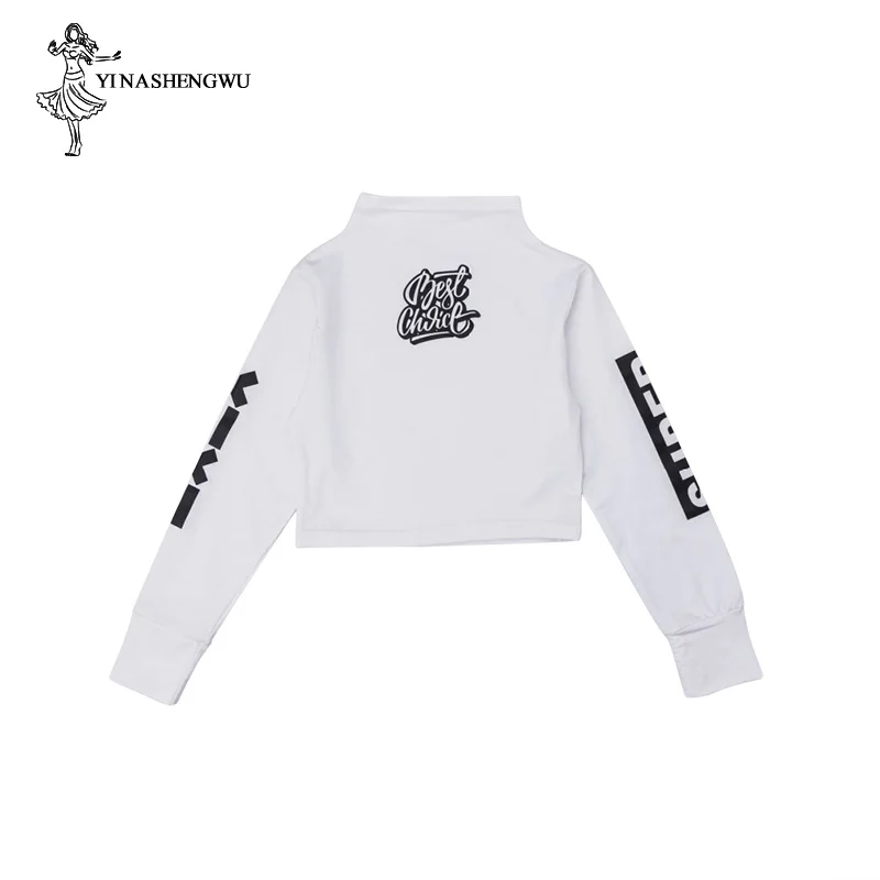 Одежда для уличных танцев детей костюмы джазовых девочек версия свободного