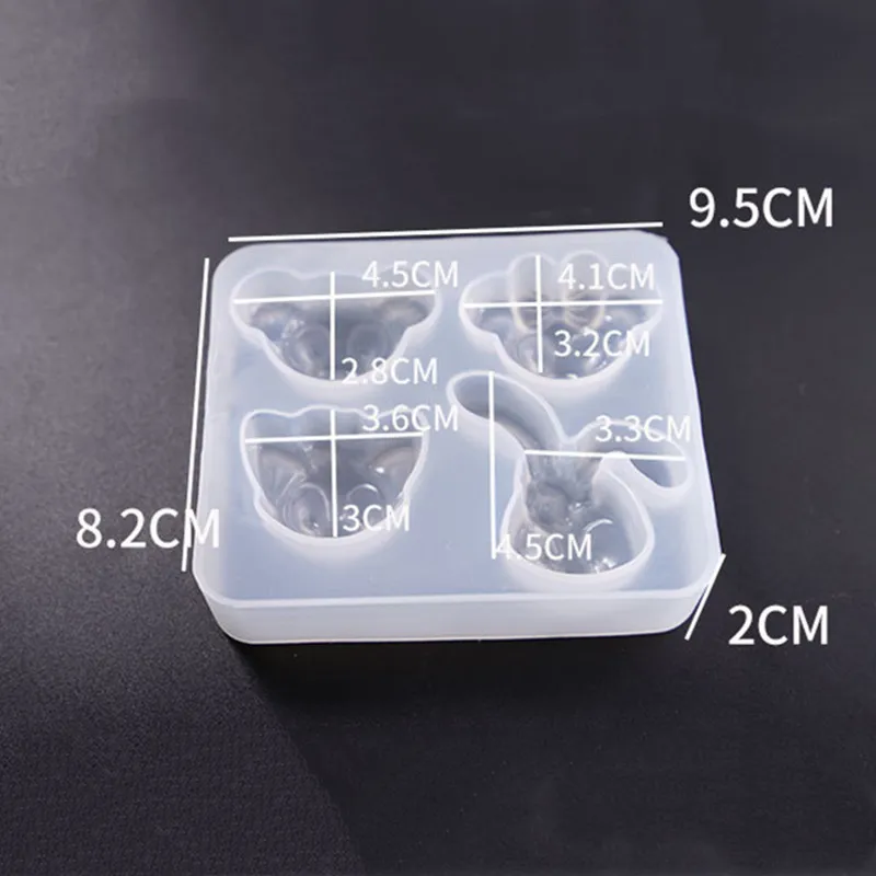 Прозрачная эпоксидная форма Aouke в виде медведя многофункциональное украшение