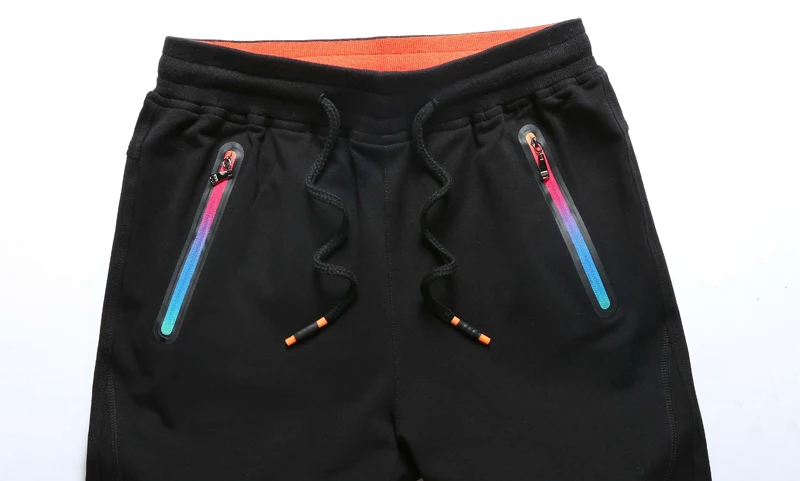 XIYOUNIAO размера плюс L~ 7XL 8XL Фирменная Новинка мужские хлопковые цветные спортивные штаны на молнии для бега мужские повседневные спортивные брюки в стиле хип-хоп