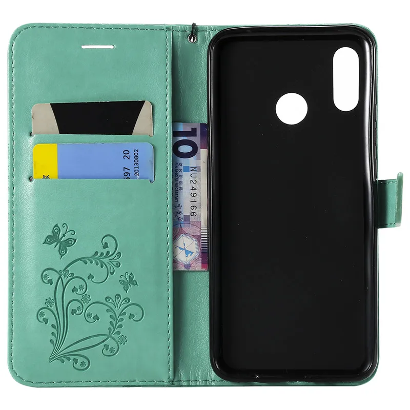 Кожаный чехол FLYKYLIN на СПС Fundas huawei Nova 3i 3 Coque 3D бабочка с клапаном чехлы для