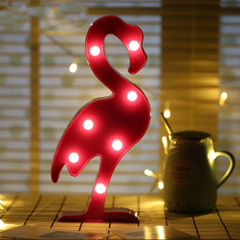 СВЕТОДИОДНЫЙ ночник в виде животного настольная лампа фламинго единорог жираф