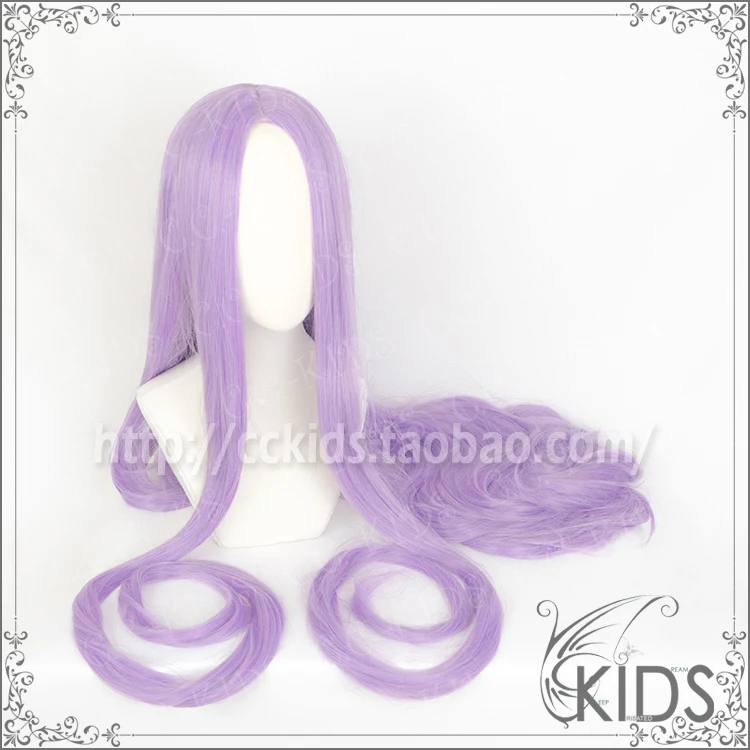 140 см длинный парик Medusa для косплея Fate Grand Order Servo Lancer Idol прямые светильник