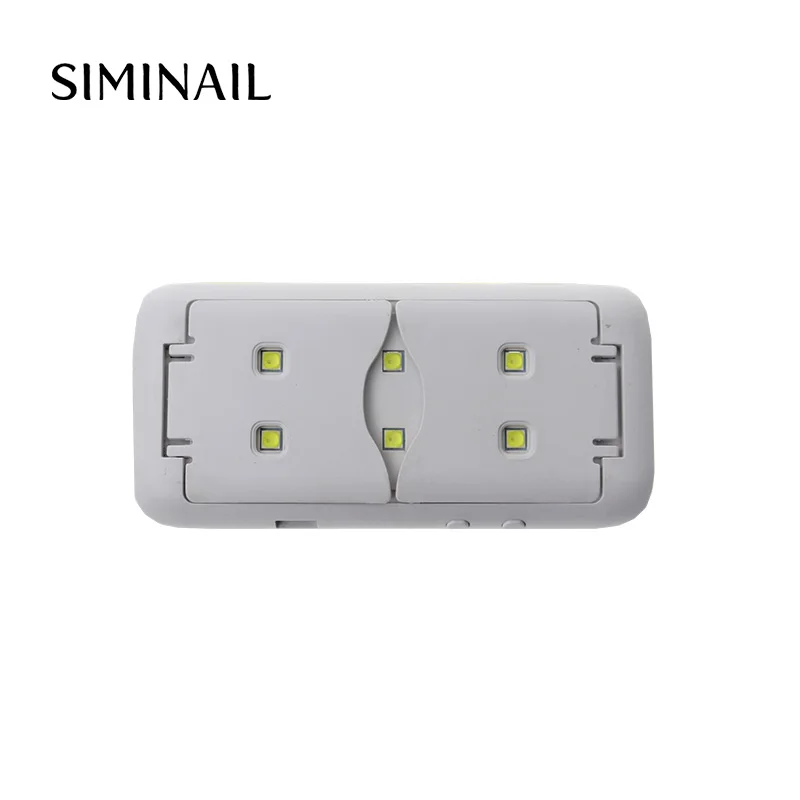 Миниатюрная светодиодная УФ лампа для ногтей SIMINAIL 6 Вт Портативный USB кабель