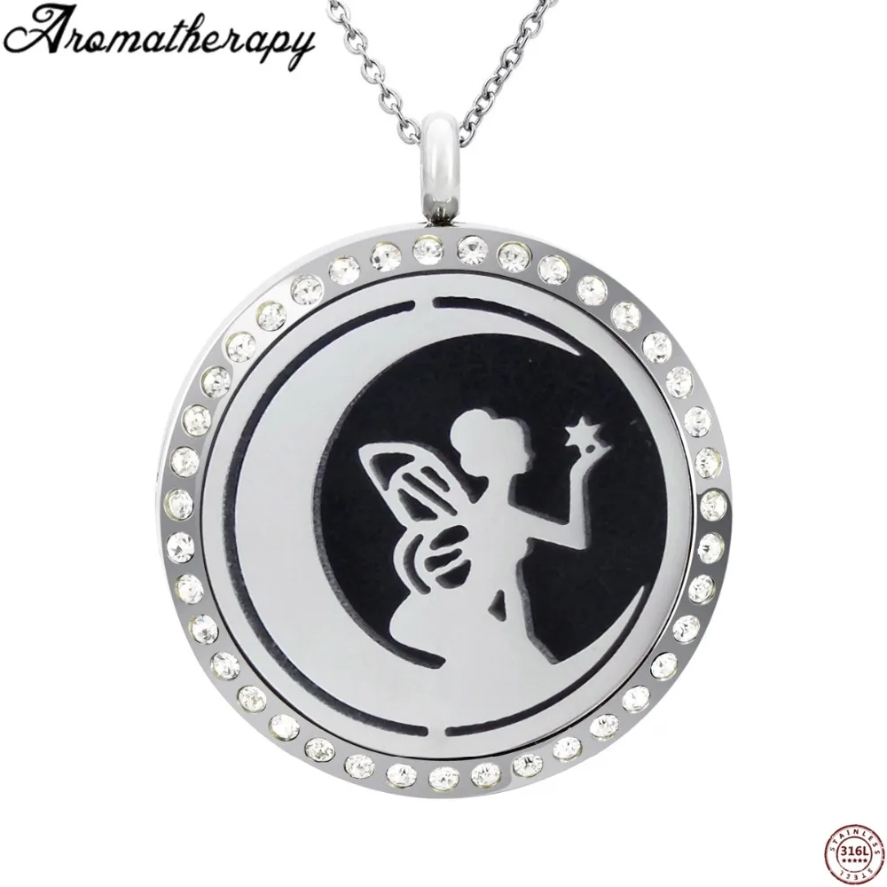 Волшебная цепочка из нержавеющей стали ожерелье эфирное масло диффузор духи