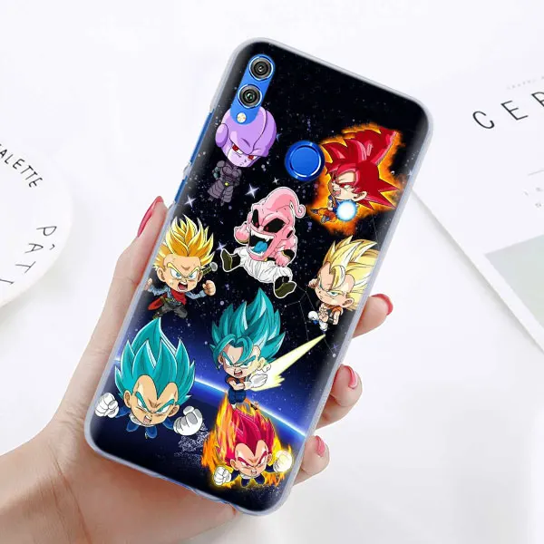 Goku Dragon Ball Z Супер сайян чехол для телефона для huawei Honor 8X 8A Pro 8C 8 S 9 10 Lite 20i Honor Play Y7 Y9 чехол Coque - Цвет: 09