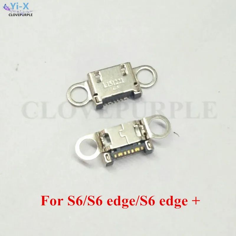 2 шт. для Samsung Galaxy S6 G920/S6 edge G925/S6 + G928 порт зарядки Micro USB док станция Разъем Запасные