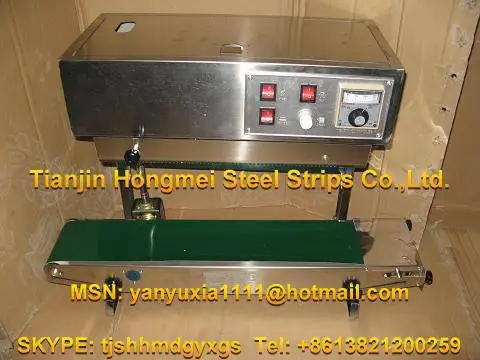 

220В Автоматическая непрерывная машина для запечатывания пластиковых пакетов, вертикальная машина для запечатывания тепла FR-900L, корпус из н...