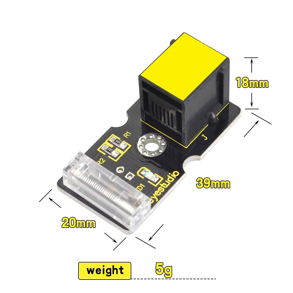 Новинка! Keyestudio RJ11 простой разъем сенсорный модуль для Arduino STEAM | Компьютеры и офис