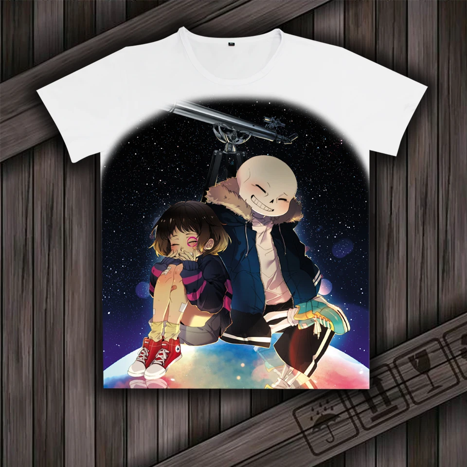 COYOUNG бренд игр Undertale Sans И Papyrus косплей футболки Молоко шелк с коротким рукавом