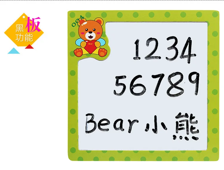 5 шт./лот детские игрушки Деревянный 3d пазл для детей прекрасный мультяшный