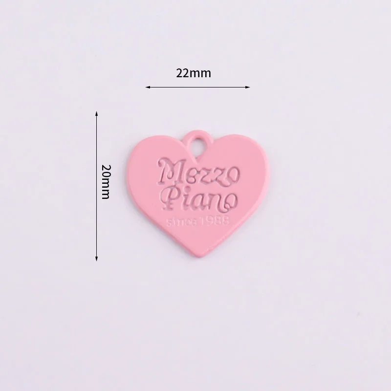 10pcs Spray Painted Candy Heart Alloy Enamel Charms Bracelets DIY Design Pendant For Earring Jewelry Accessories YZ437 | Украшения и