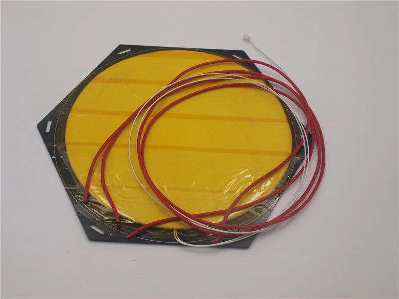 Funssor Delta Rostock Kossel 3D принтер PCB круглый кровать с подогревом 12V 100W с NTC3950 термистор изоляции хлопчатобумажная изнанка