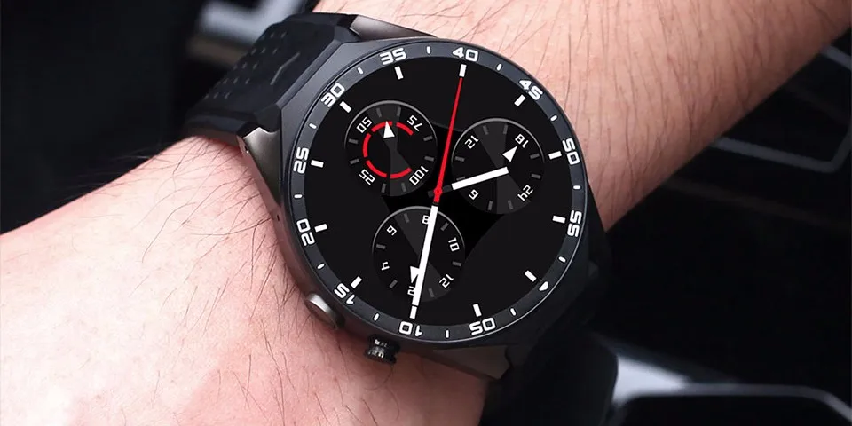 KW88 Смарт-часы 1,39 дюймов MTK6580 четырехъядерный 1. 3g HZ Android 5,1 3g Smartwatch 400 mAh 2,0 мегапиксельный монитор сердечного ритма трекер