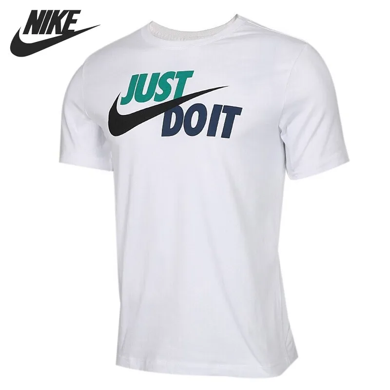 Оригинальные мужские футболки NIKE с коротким рукавом спортивная одежда|Беговые