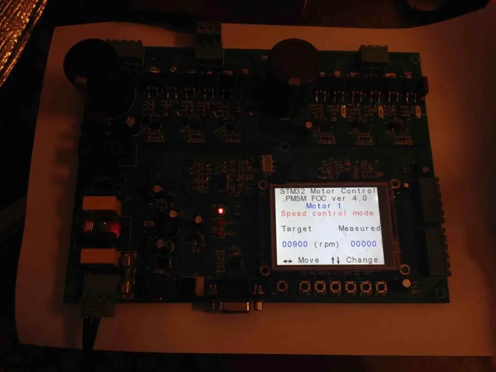 For Ac servo PMSM development board STM32 FOC sine wave (BLDC PMSM) -FOC4.2 library |