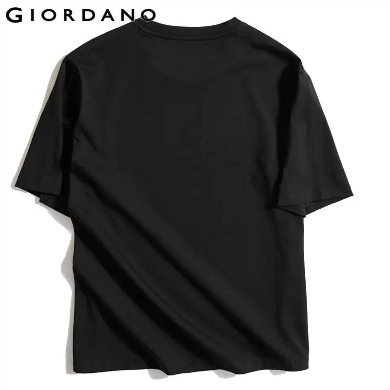 Женская футболка Giordano женская из хлопка и спандекса с принтом женские свободные