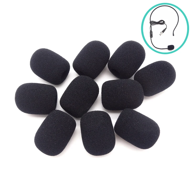 10 шт./лот поролоновый чехол на ветровое стекло для микрофона внутренний диаметр