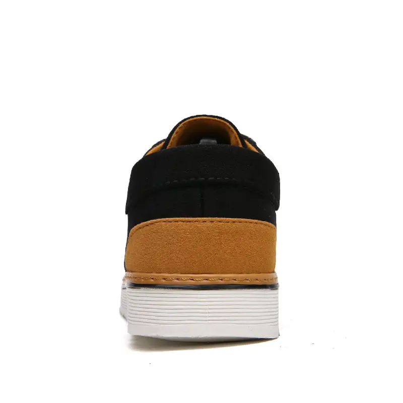 LAISUMK Big Size 39-47 Spring Classic Men Canvas Breathable White Casual Vulcanized Lace-up Flats Sneakers |