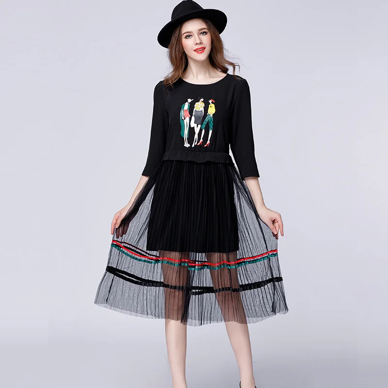 Новое модное летнее офисное Повседневное платье рубашка с плиссированным