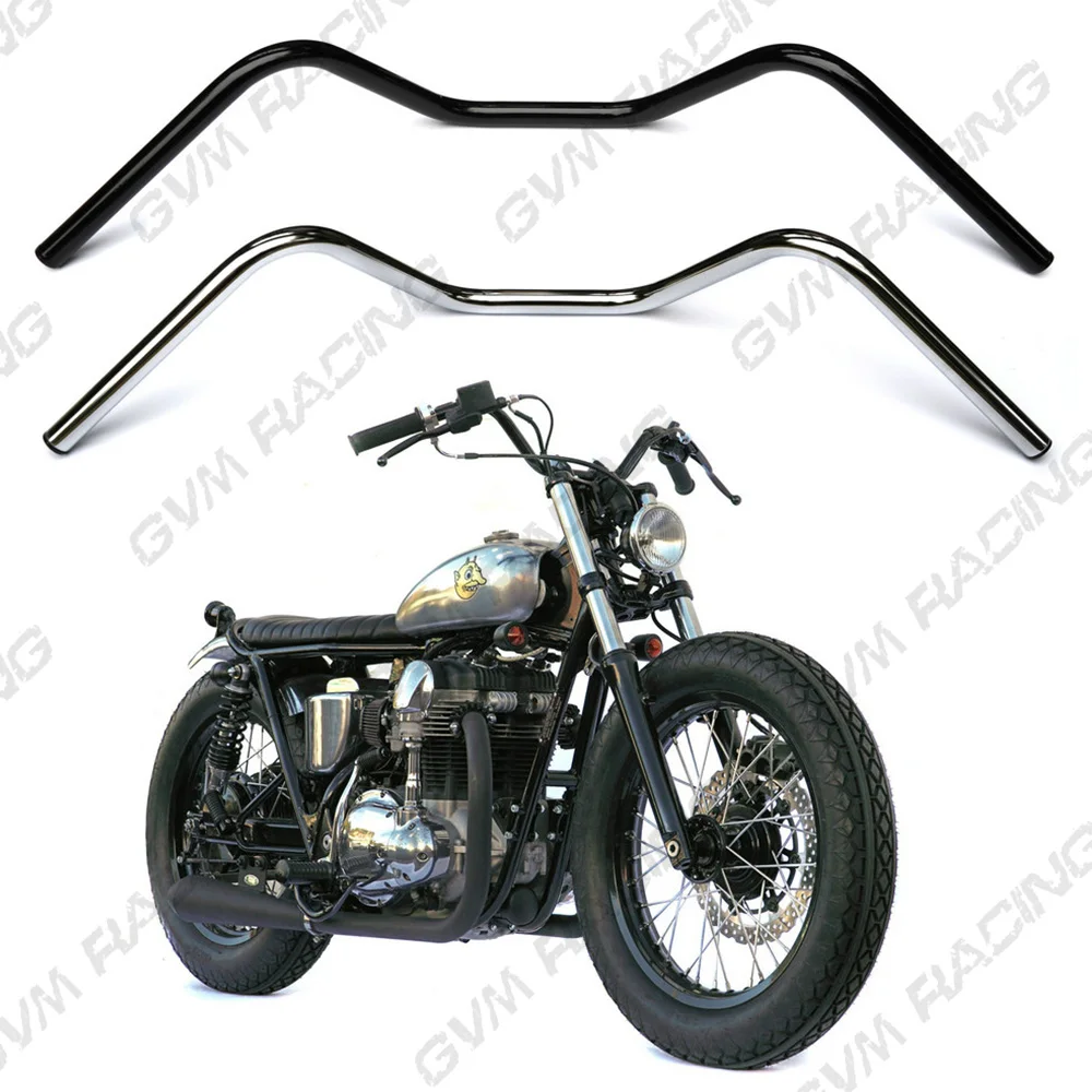 Винтажный Драг стиль кафе гонщик скремблер 7/8 &quot22 мм мотоциклетные ручки бар