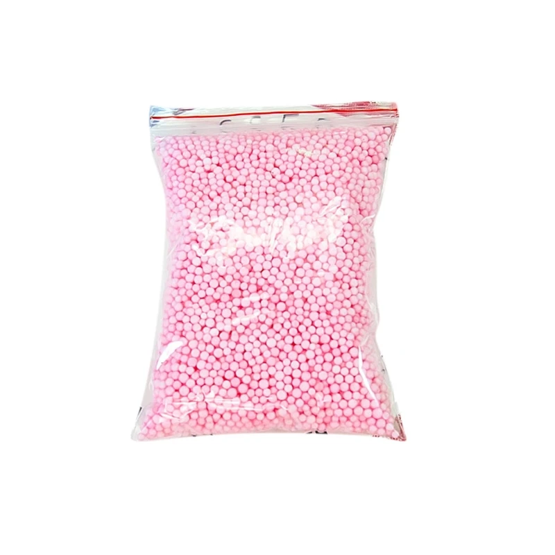 

Free Shipping Warm Color Snow Mud Particles Accessories Tiny Foam Beads Slime Balls Supplies