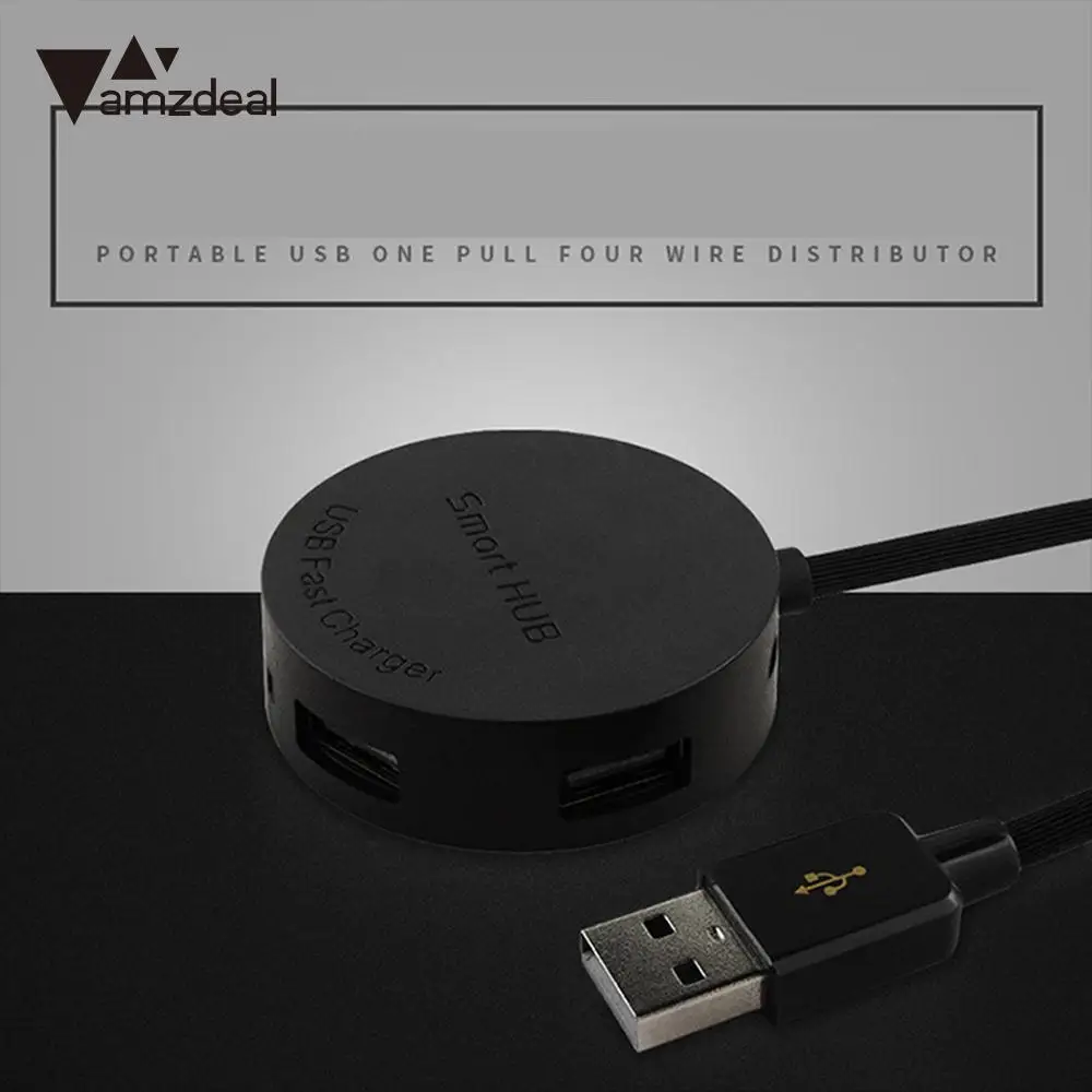 4 порта USB 2 0 концентраторы адаптер конвертер 480 Мбит/с высокая скорость для